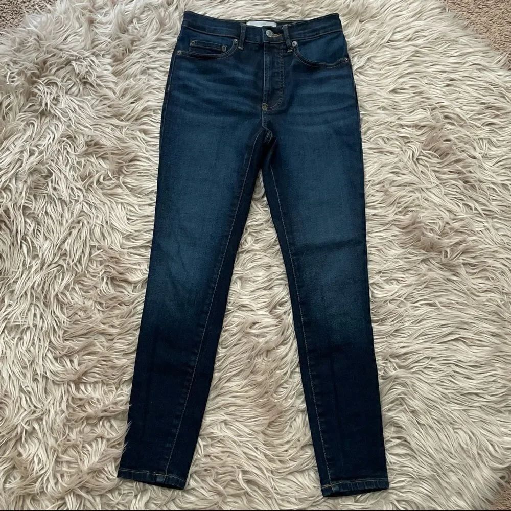 Everlane high rise ankle skinny jeans size 25